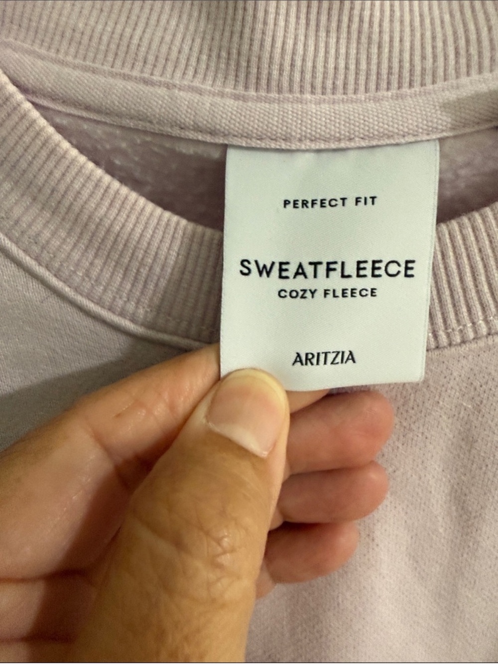 Aritzia Sweatfleece Perfect Fit pullover sweatshirt sweater - Picture 4 of 6